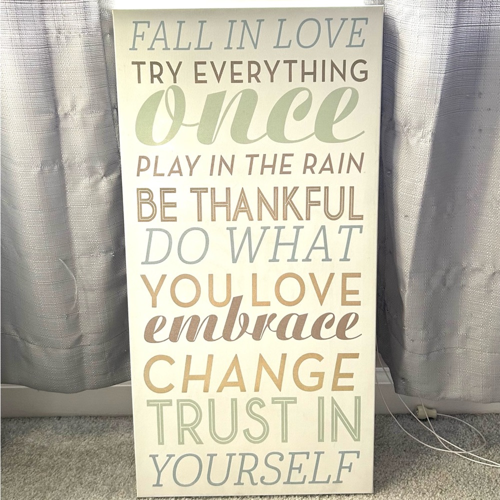 Hobby Lobby Sign - Green and Blue Pastel
